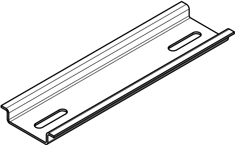 Монтажная рейка 118x35x7,5 мм