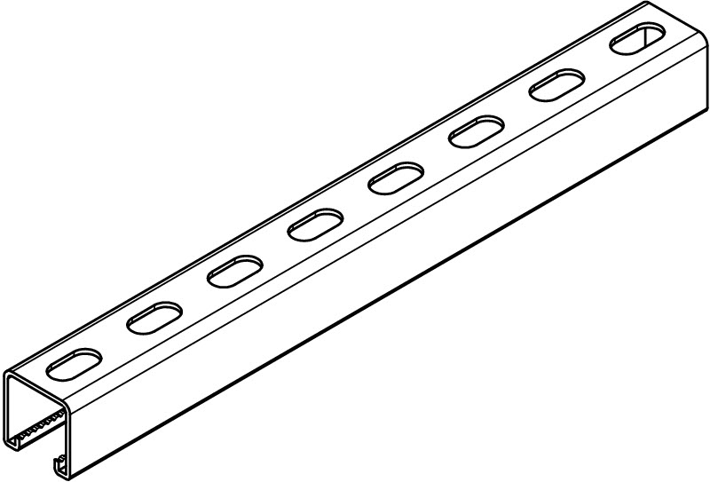 Монтажная рейка 200x41x41 мм