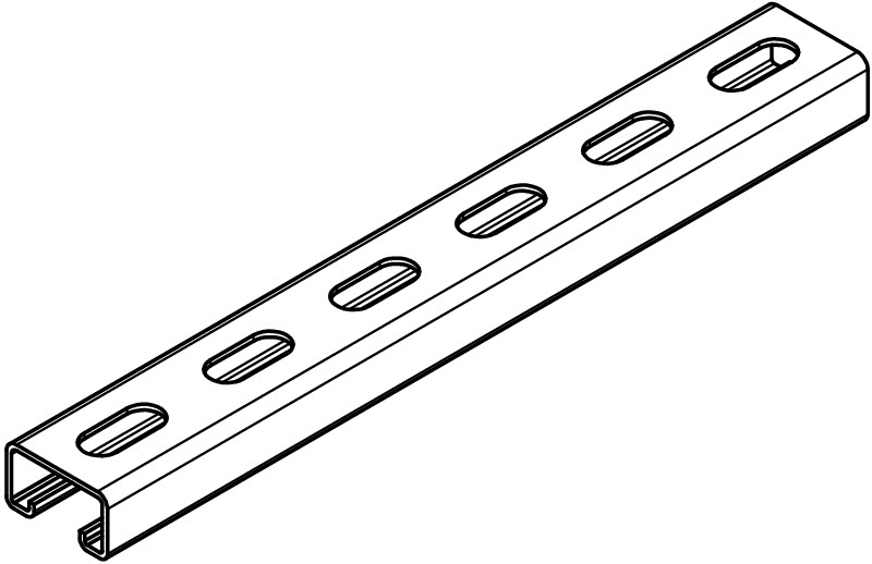 Профильная рейка 41x21x900 мм