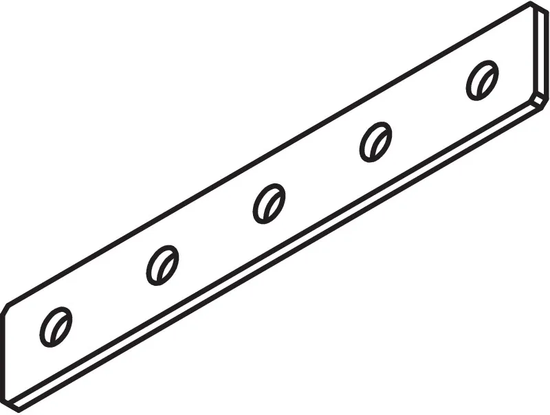 Соединительная пластина 250x40x4 мм