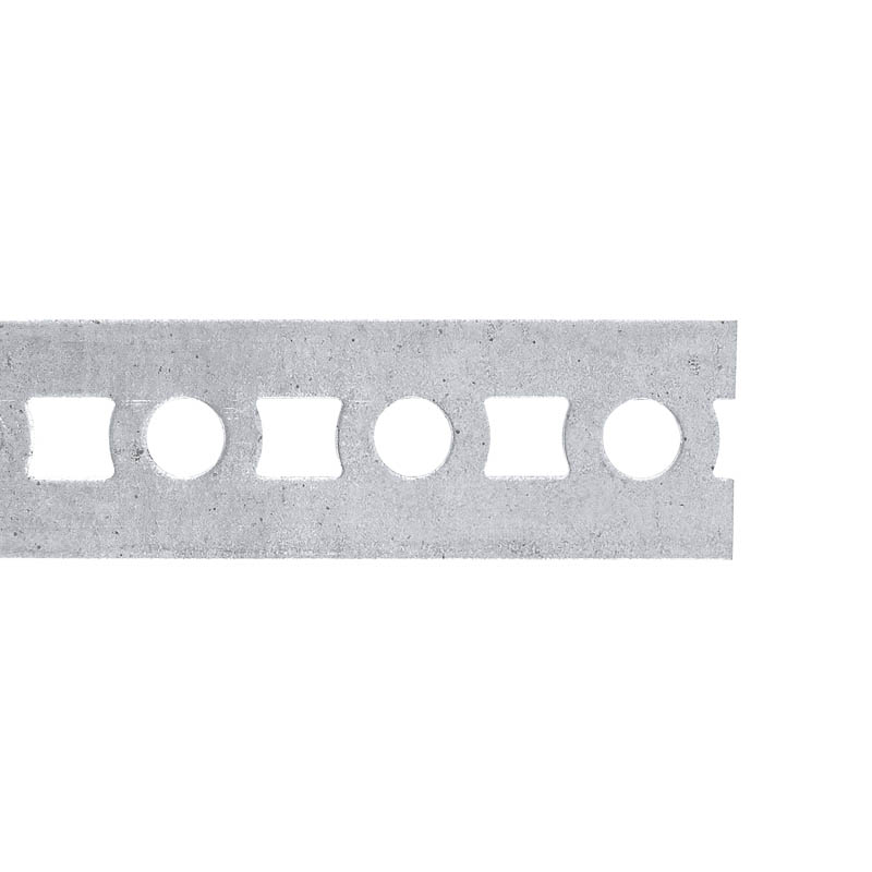 Лента монтажная перфорированная 26х1,0 мм в пластиковом чехле, сталь, конвейерное цинкование (рулон 10 м)