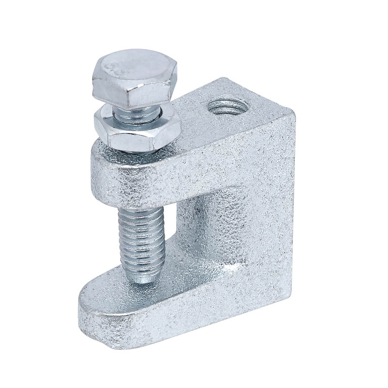 Струбцина монтажная М12, ковкий чугун, гальваническое цинкование
