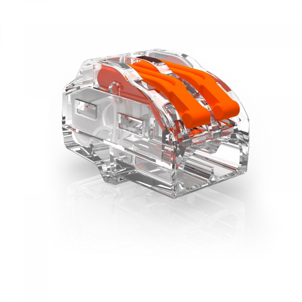 Клемма OBO универсальная c зажимом 2x0.2-4 мм², (222-412)