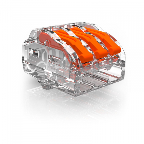 Клемма OBO универсальная c зажимом 3x0.2-4 мм², (222-413)