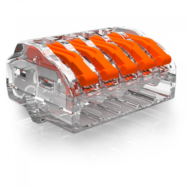 Клемма OBO универсальная c зажимом 5x0.2-4 мм², (222-415)