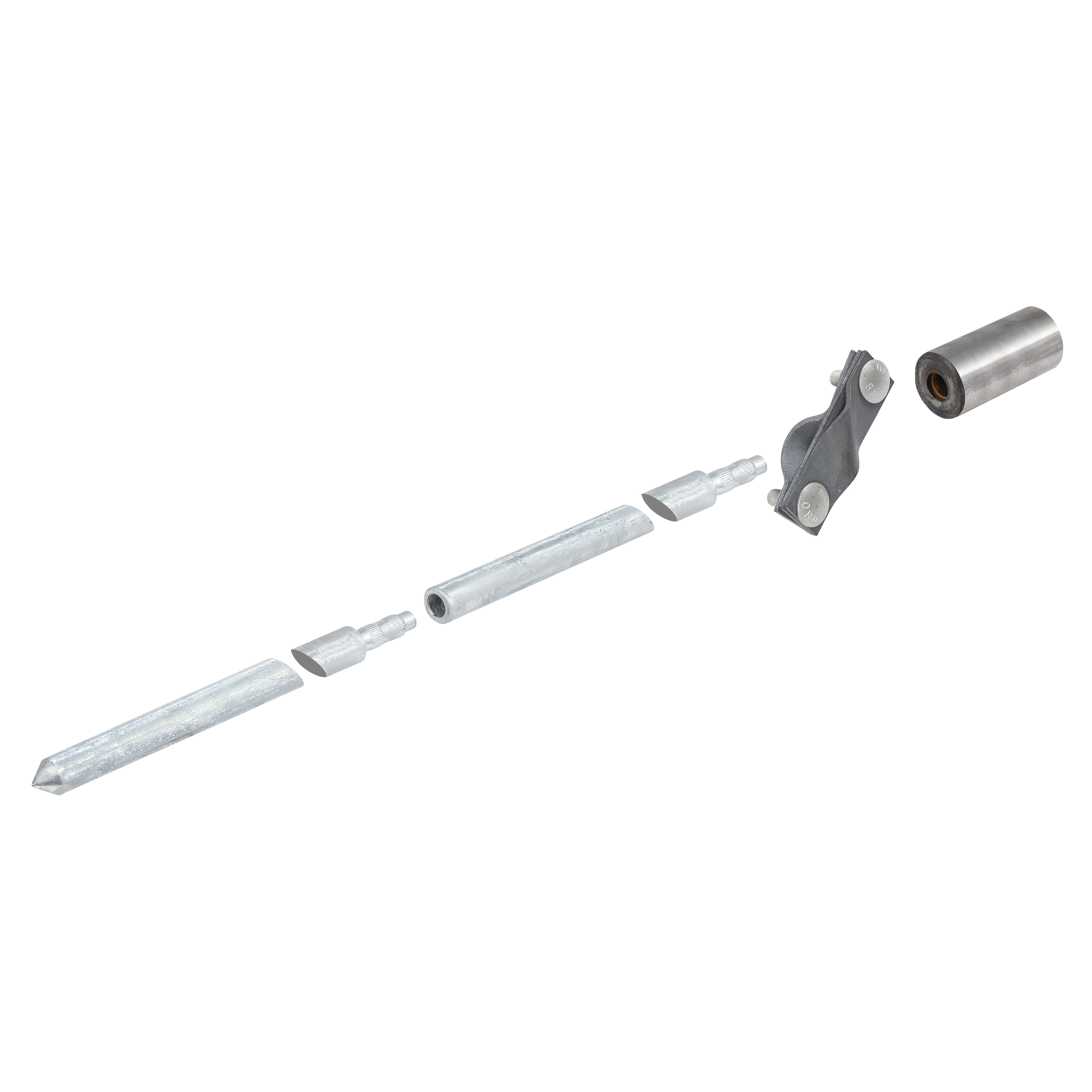 Комплект заземления безмуфтовый D20 мм, 6 м, сталь, горячее цинкование