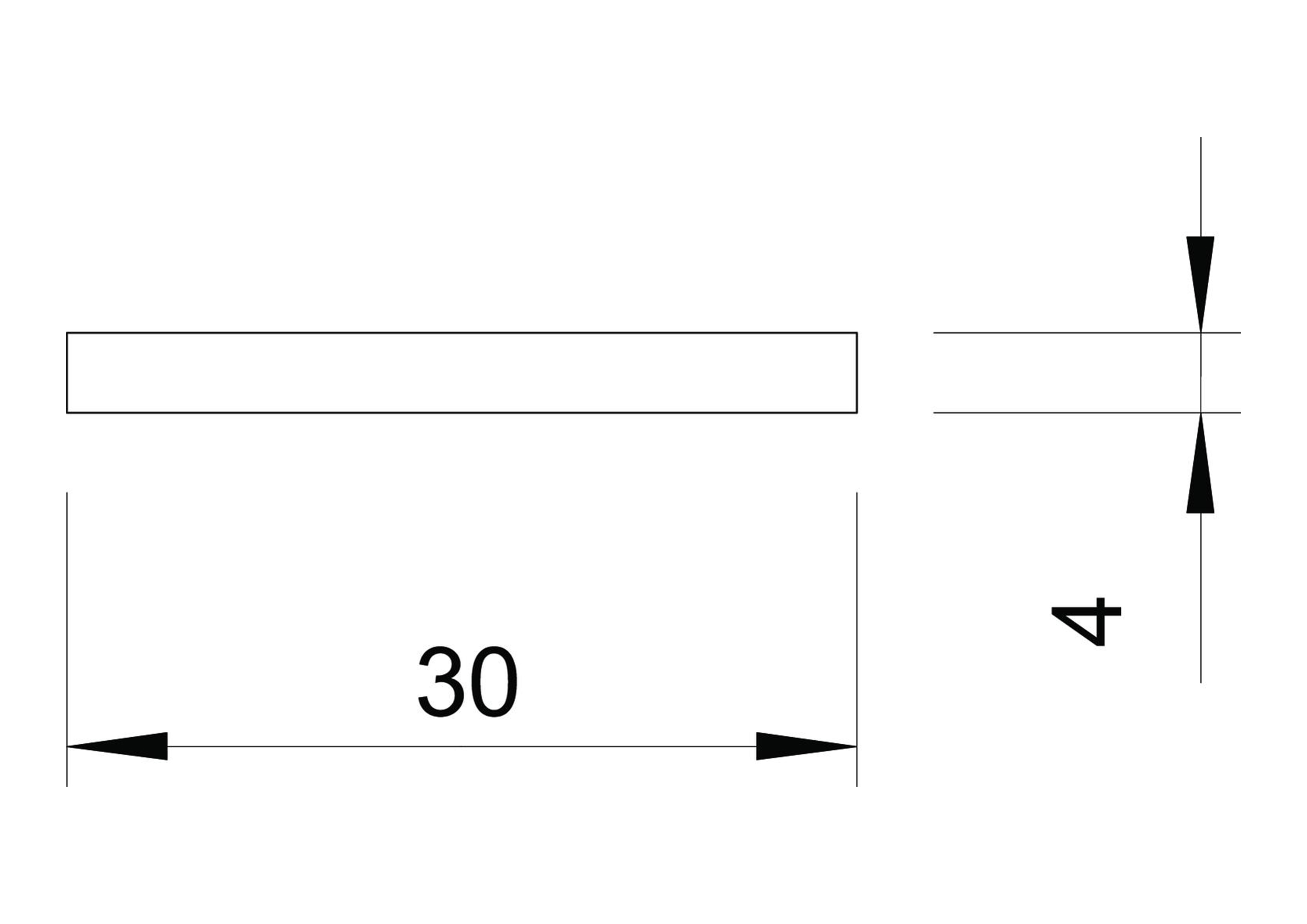 Проводник плоский (полоса) 30х4 мм, сталь, горячее цинкование (бухта 50 м)