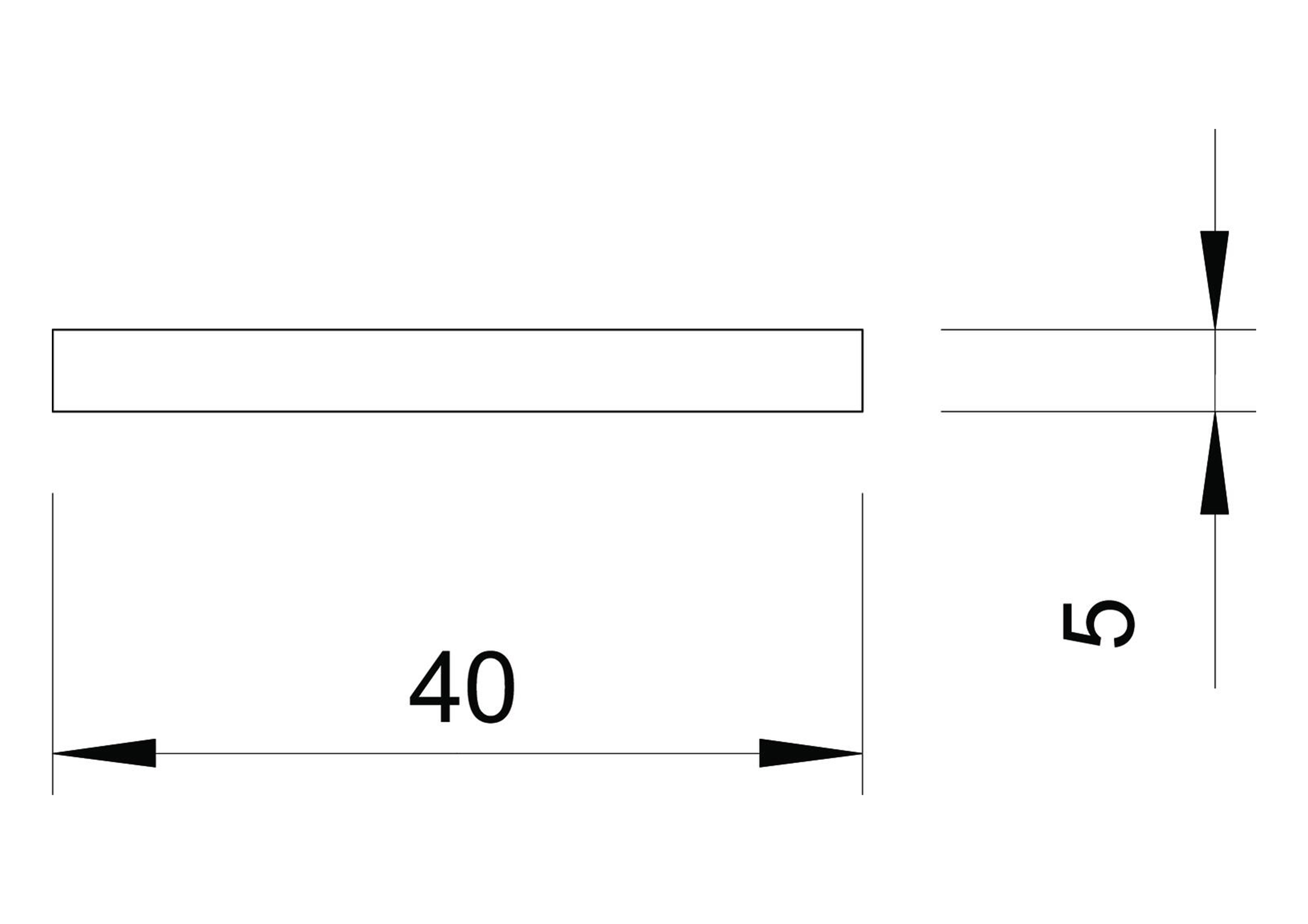 Проводник плоский (полоса) 40х5 мм, сталь, горячее цинкование (бухта 30 м)