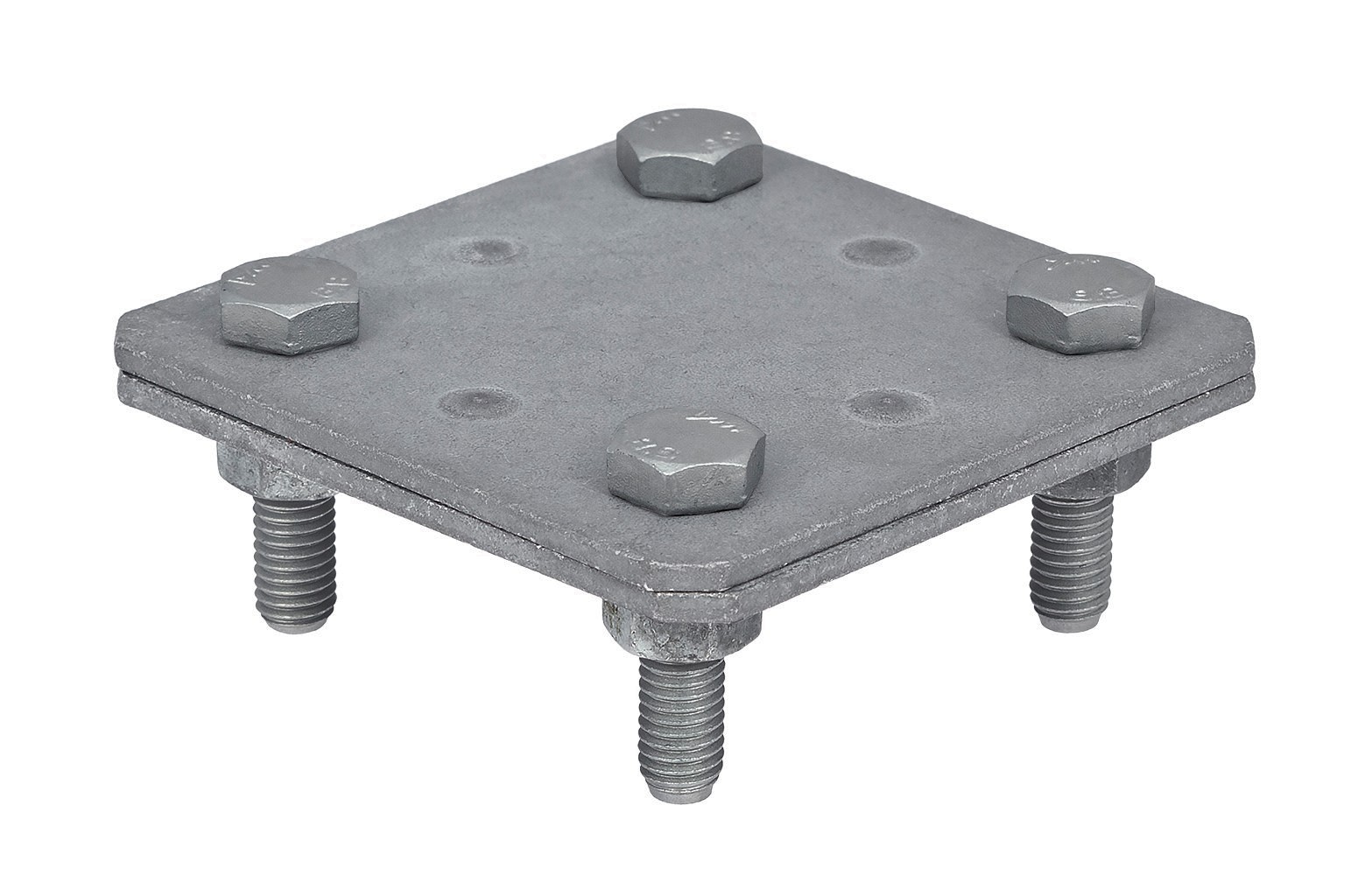 Соединитель крестовой плоских проводников 30-40 мм, сталь, термодиффузионное цинкование