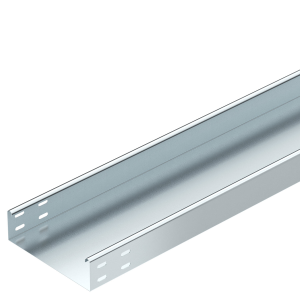 Лоток листовой кабельный LKSU 620 FS RU, 60х200х3000 мм, S=0,7 мм, неперфорированный, сталь, конвейерный цинк