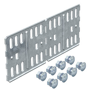 Соединитель RLVL 85 FT, продольный/угловой, для листовых лотков, L=200, сталь, горячий цинк