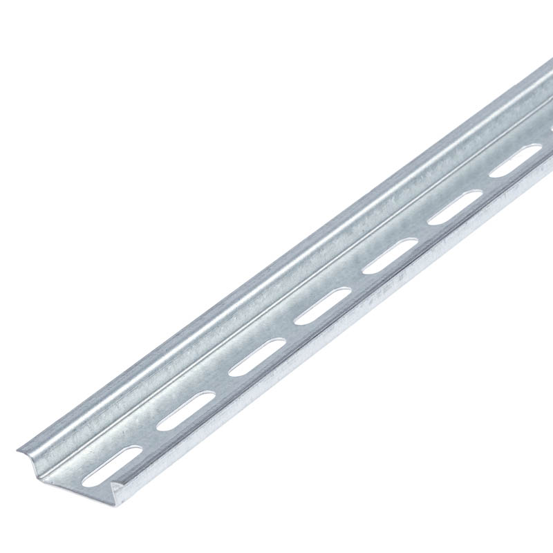 DIN-рейка перфорированная 35х7,5х75 мм, сталь, конвейерное цинкование