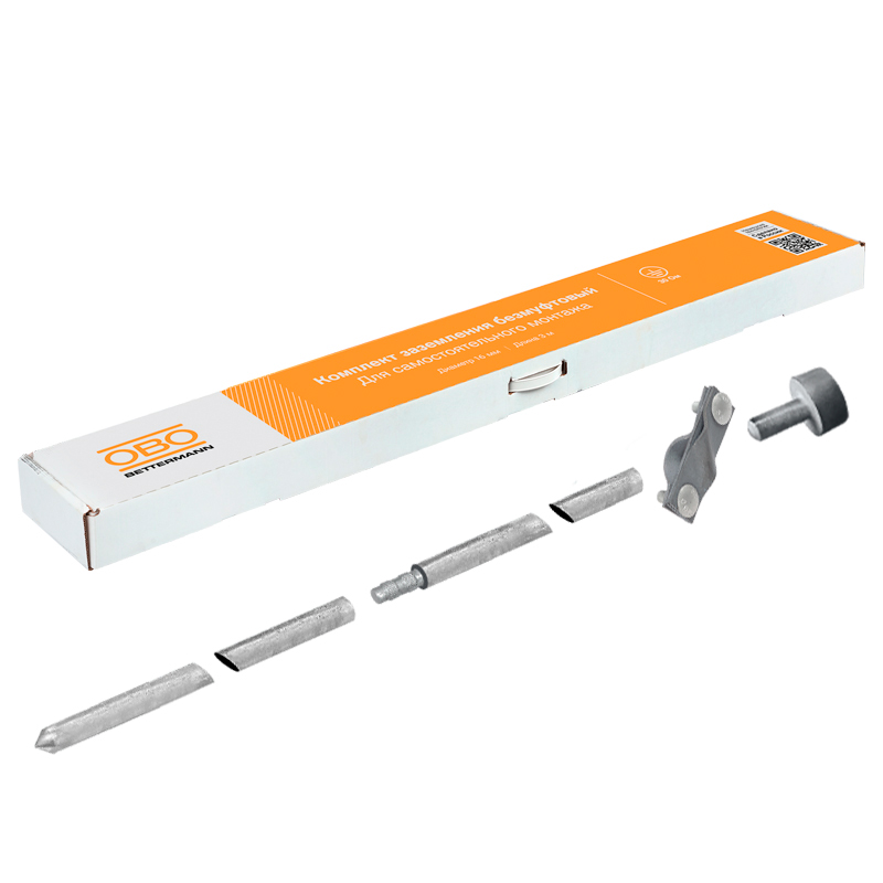 Комплект заземления безмуфтовый D16 мм, 3 м, сталь, горячее цинкование