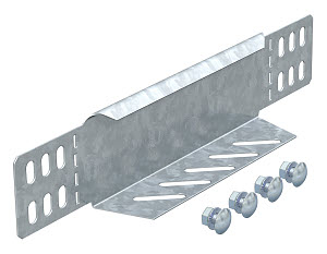 Переходник/концевик RWEB 615 DD, для листовых лотков, B=150 мм, h=60 мм, сталь, горячий цинк