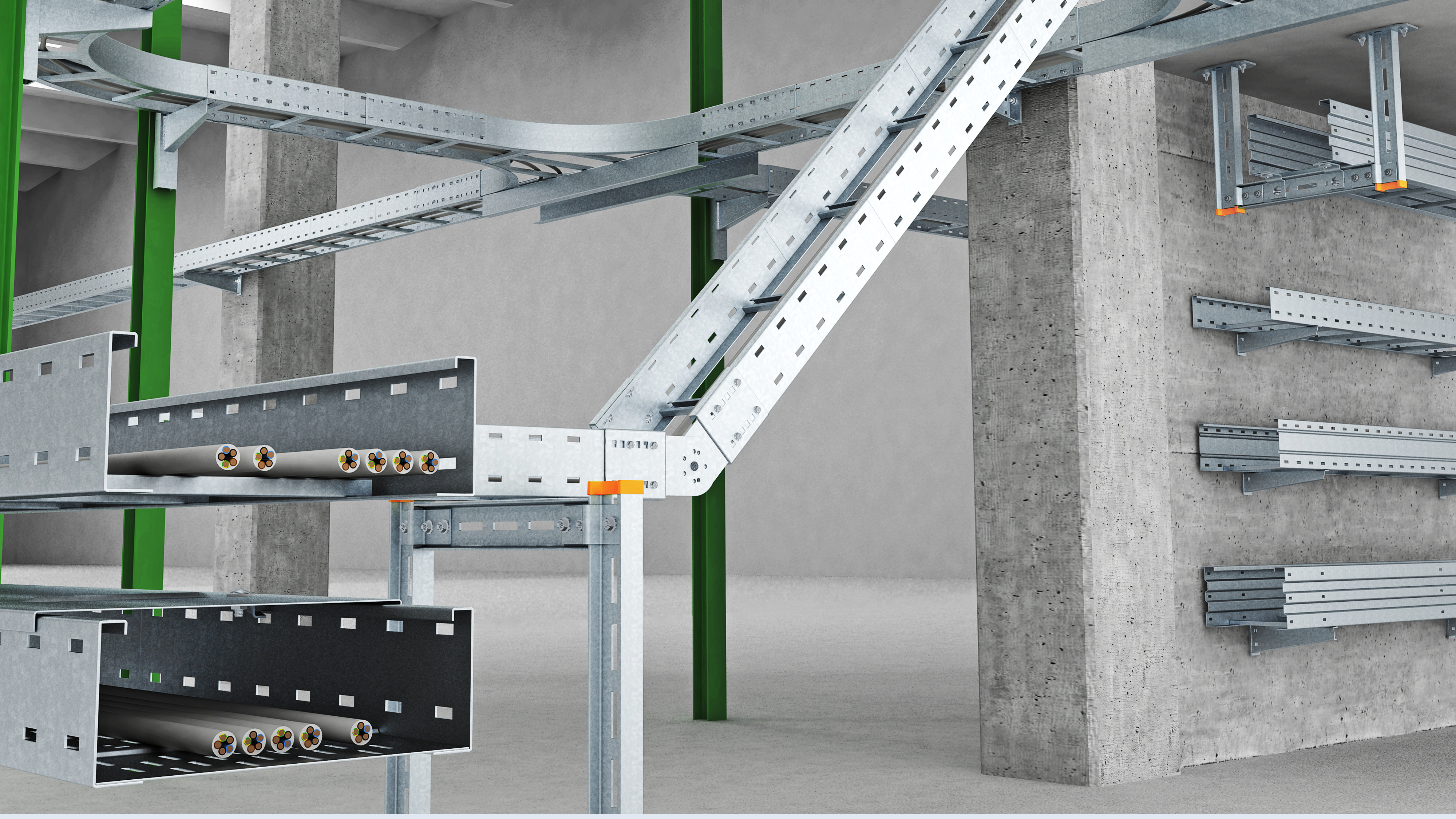 Усиленные лотки серий WLKG и WKSG